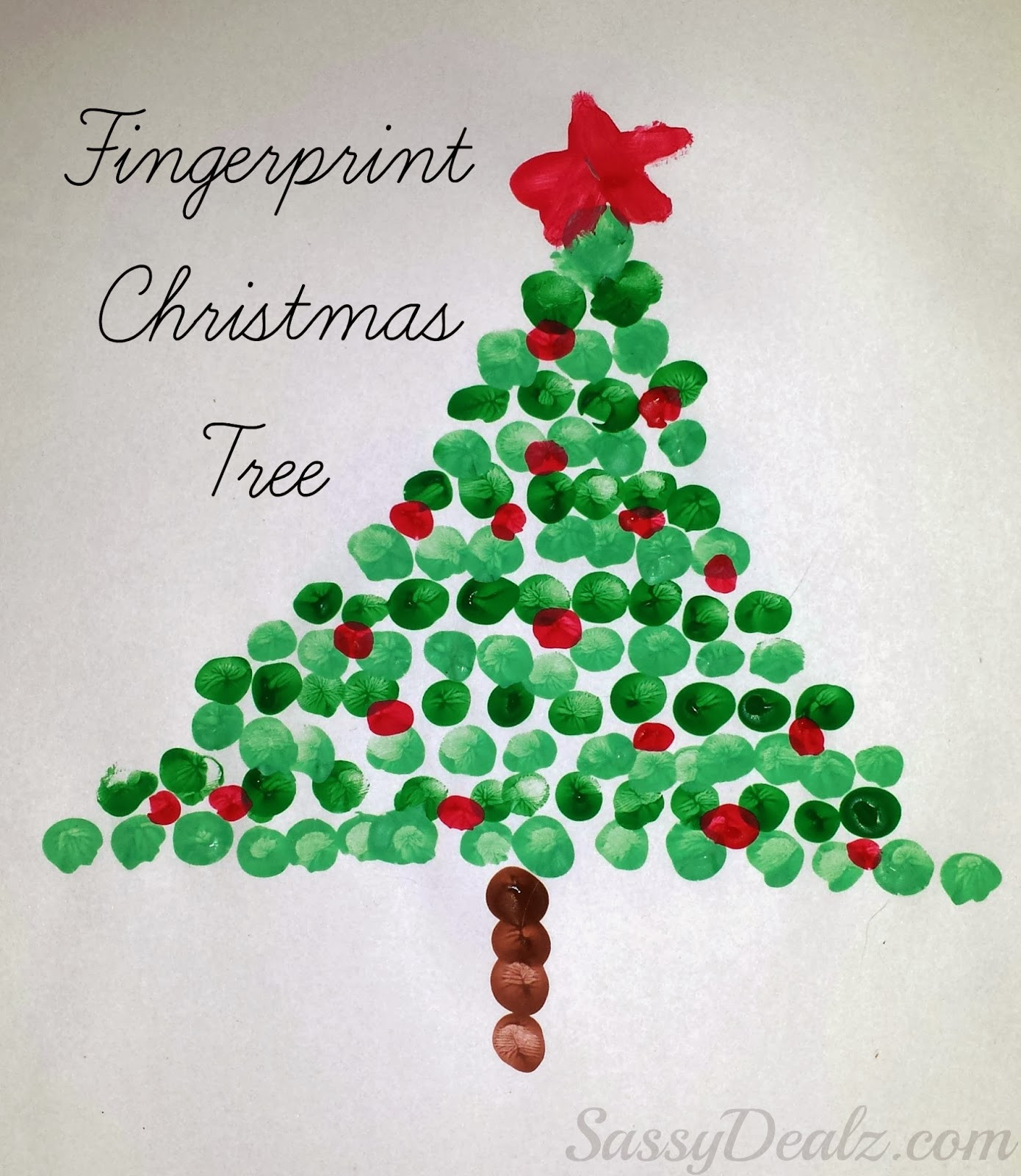Christmas Painting Ideas For Kids
 Christmas Fingerprint Crafts U Create