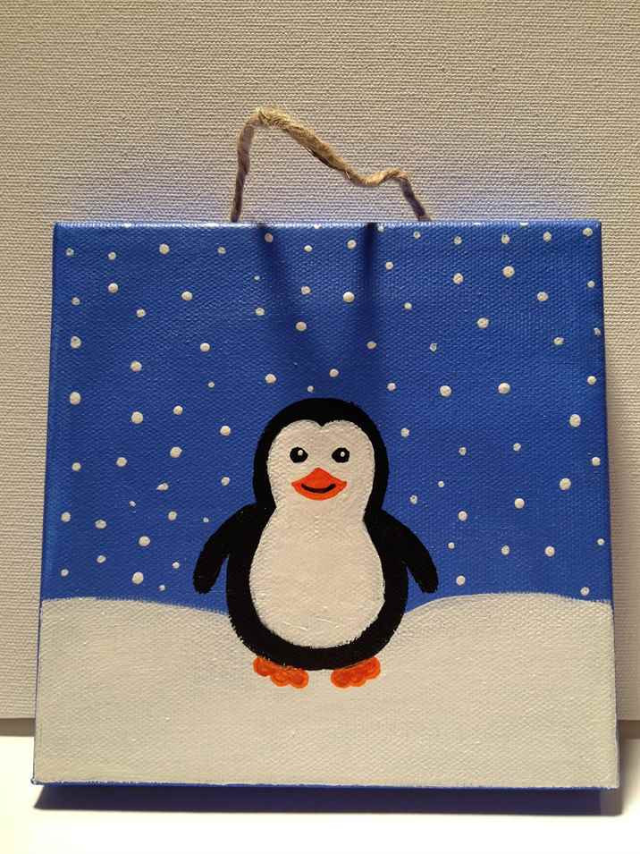 Christmas Painting Ideas For Kids
 Christmas Paintings Canvas Easy Ideas In Home 31