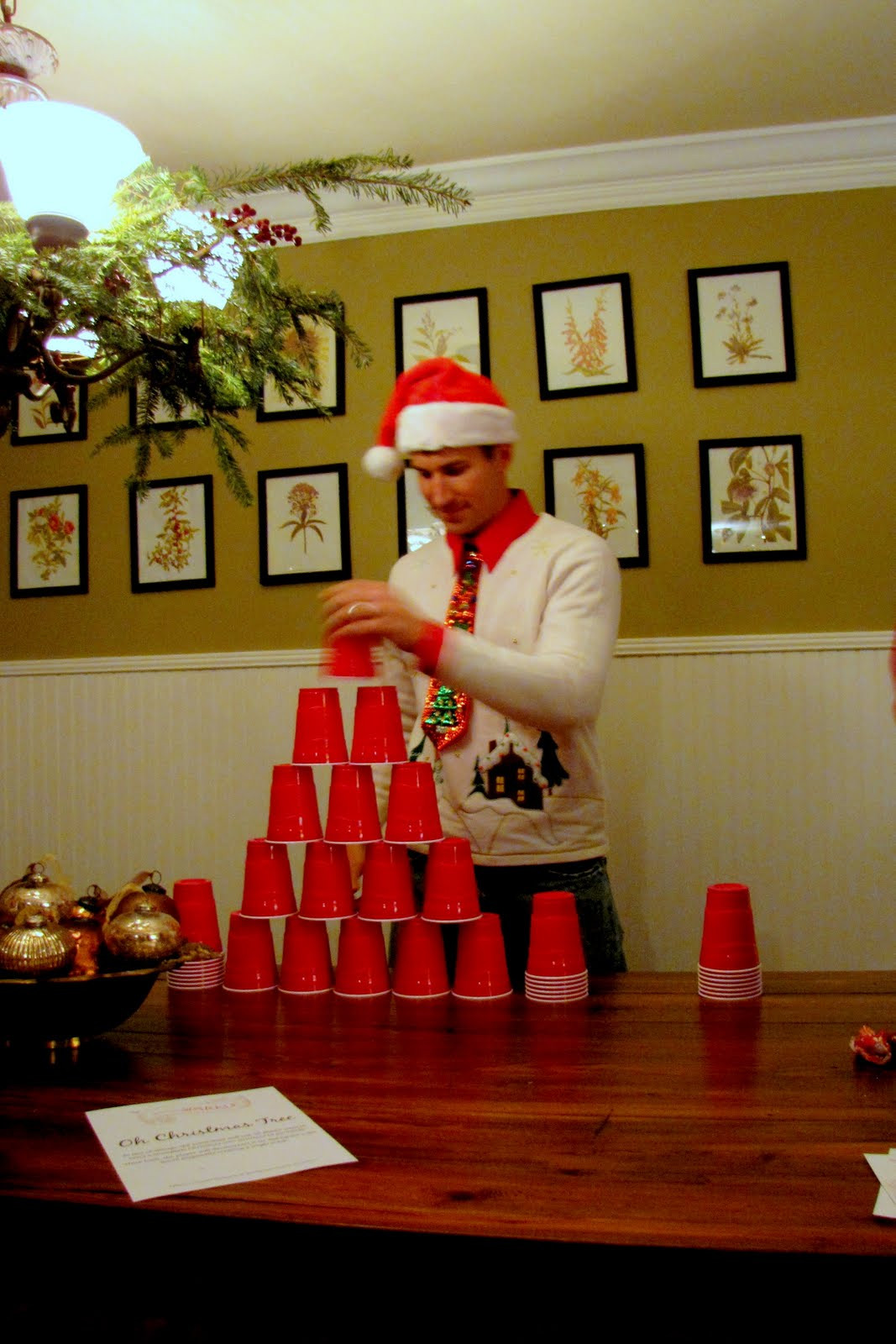 Christmas Party Games Ideas For Large Groups
 Minute To Win It Christmas Party Part 1