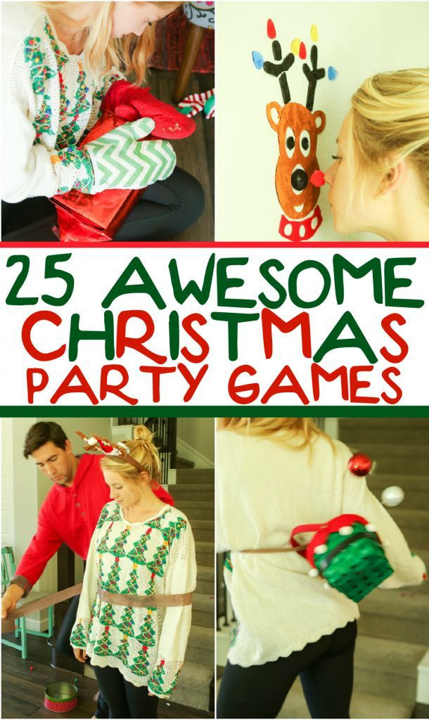 Christmas Party Games Ideas For Large Groups
 25 funny Christmas party games that are great for adults