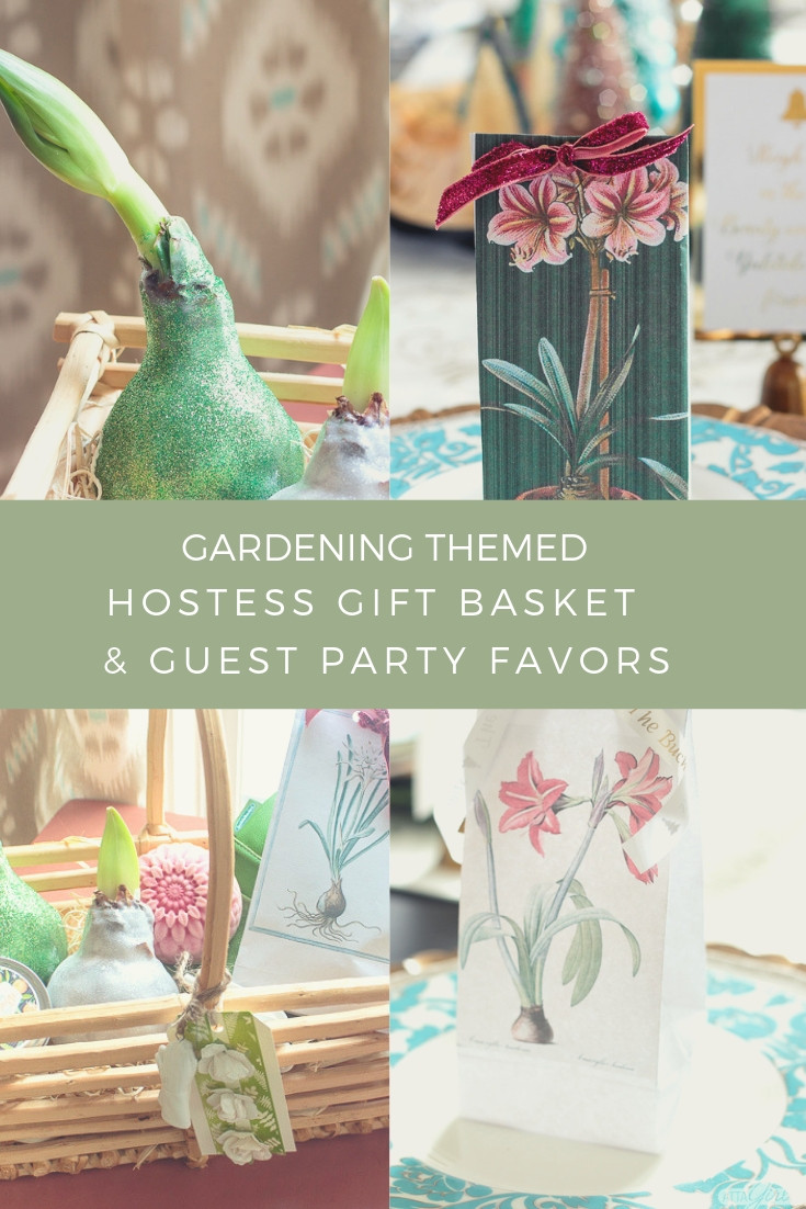 Christmas Party Host Gift Ideas
 Christmas Party Favors & Hostess Gifts with a Garden Theme