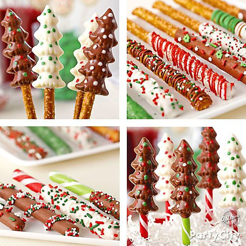 Christmas Party Treat Ideas
 Dip and Drizzle Christmas Treat Ideas