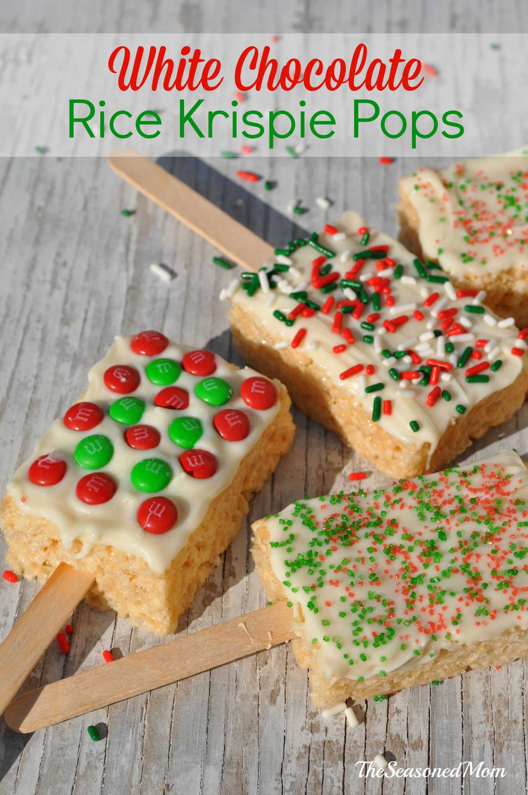 Christmas Party Treat Ideas
 Holiday Treats for the Classroom White Chocolate Rice