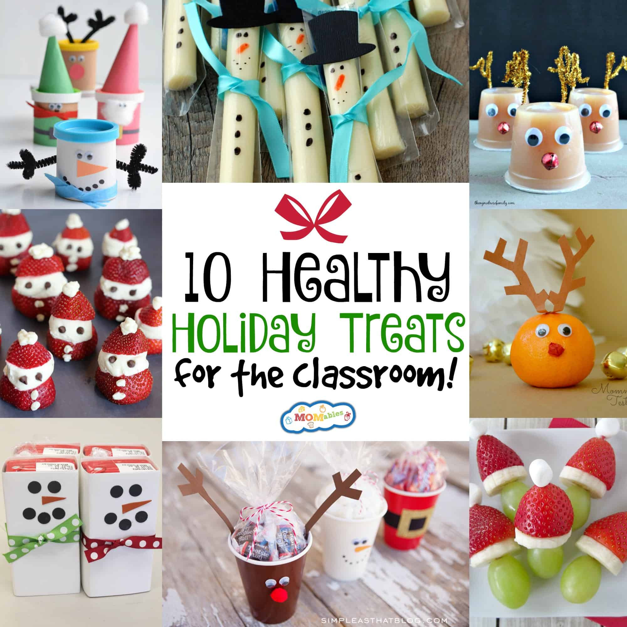 Christmas Party Treat Ideas
 10 Healthy Holiday Treats for the Classroom MOMables