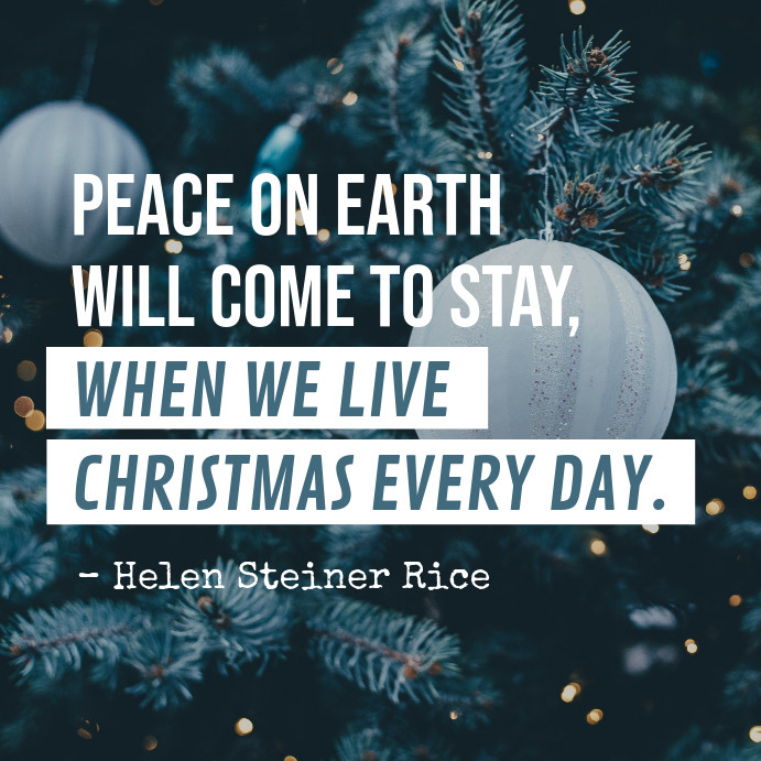 Christmas Quotes For Instagram
 Christmas Quote Instagram Post Template