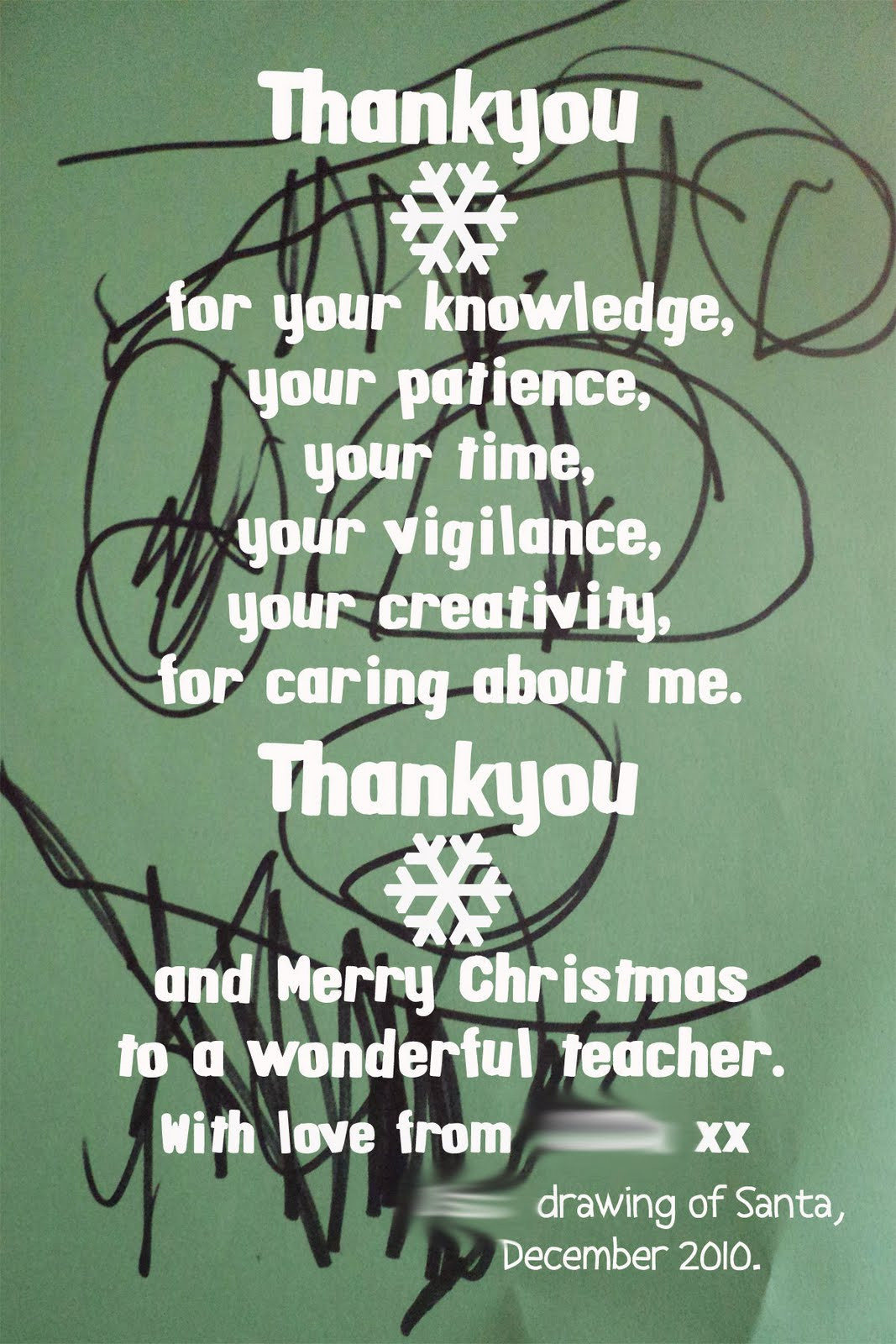 Christmas Quotes For Teacher
 A Little Learning For Two Christmas Cards for Teachers