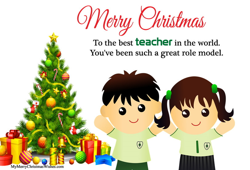 Christmas Quotes For Teacher
 Merry Christmas Wishes for Teachers & Students