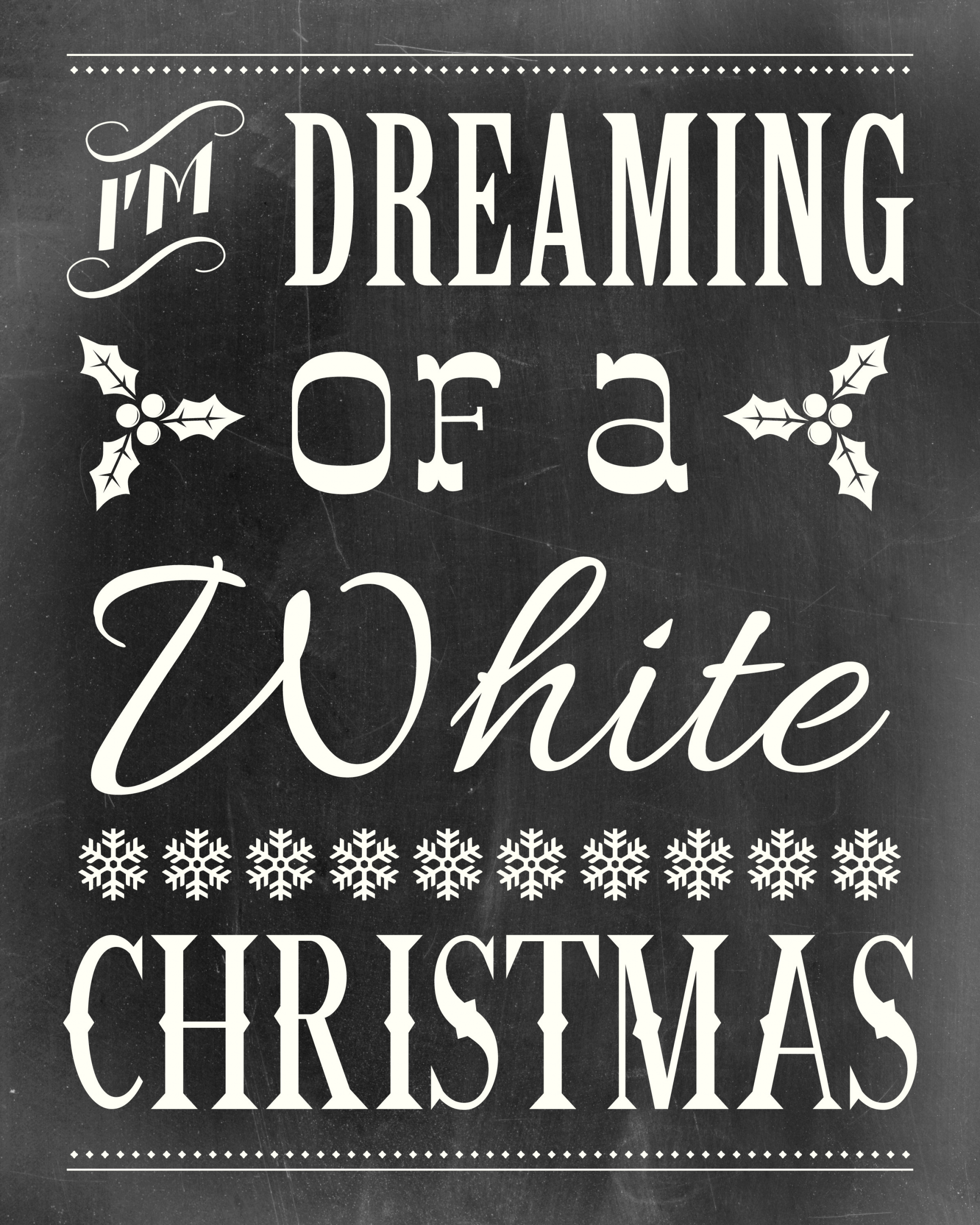 Christmas Quotes From Songs
 Free Christmas Songs Printable Chalkboard Art