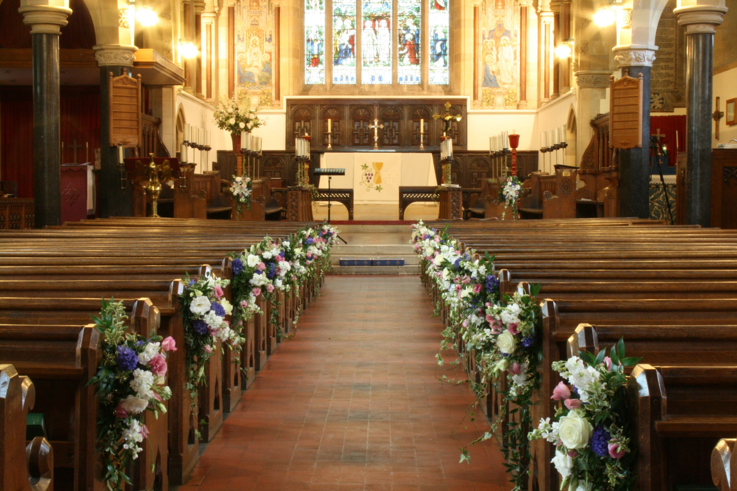 Church Wedding Decorations
 Church Wedding Flowers