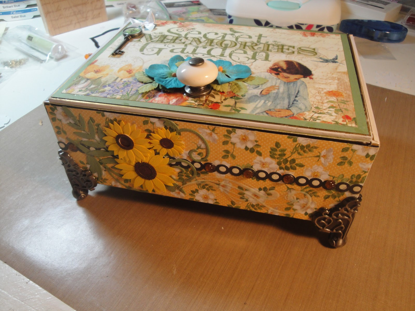 Cigar Box Craft Ideas
 Taken Wings Altered Cigar Box and other projects