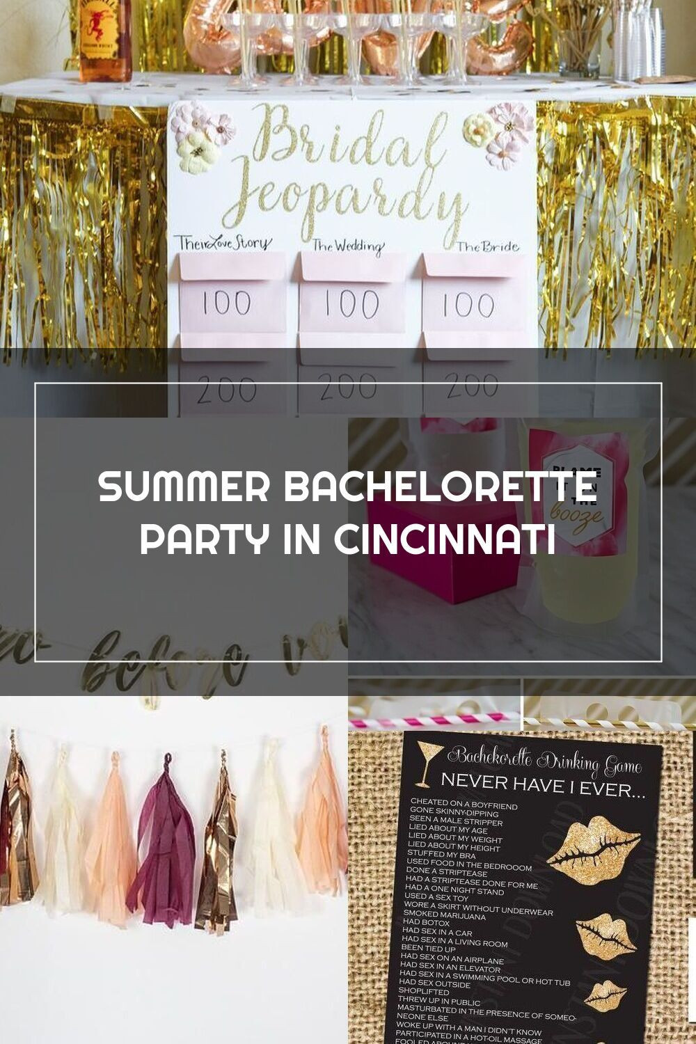 Cincinnati Bachelorette Party Ideas
 BACHELORETTE Bachelorette party decor ideas