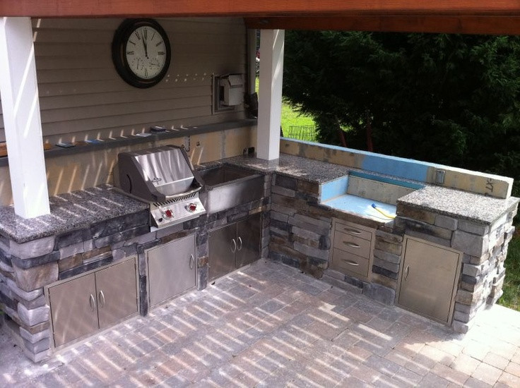 20 Exellent Cinder Block Outdoor Kitchen Plans - Home, Family, Style ...