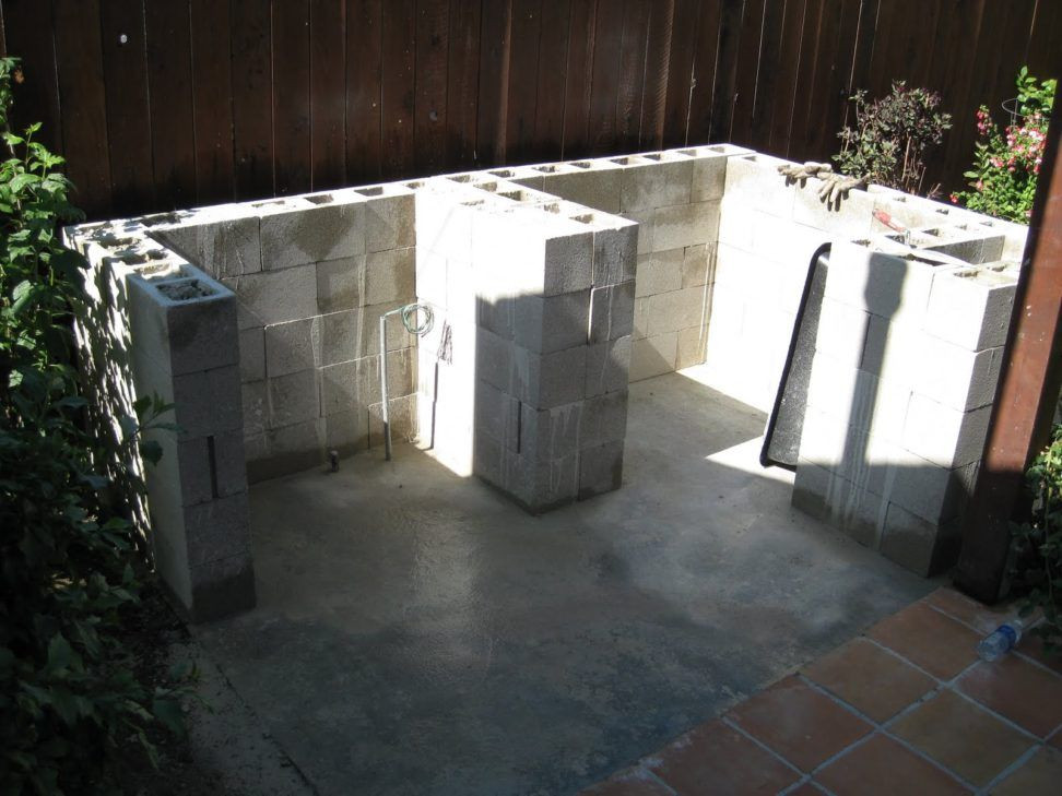 Cinder Block Outdoor Kitchen Plans
 Concrete Block Outdoor Kitchen Cinder Block Outdoor Grill