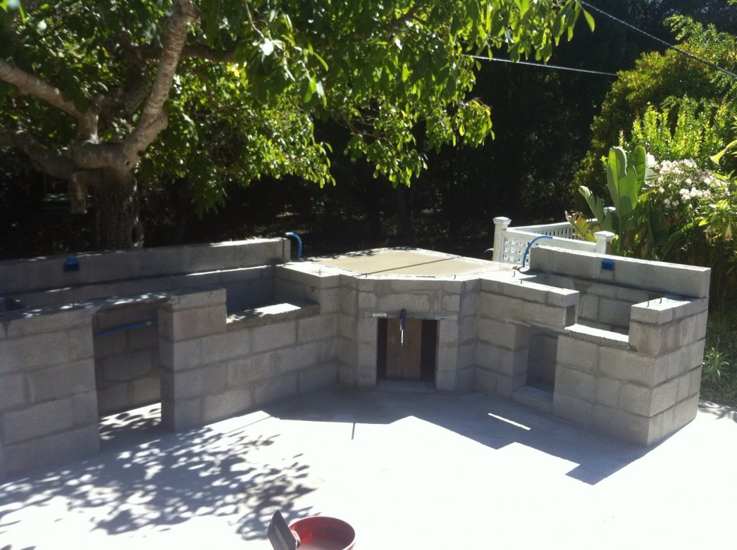 Cinder Block Outdoor Kitchen Plans
 Diy Outdoor Kitchen Cinder Block Home Romantic