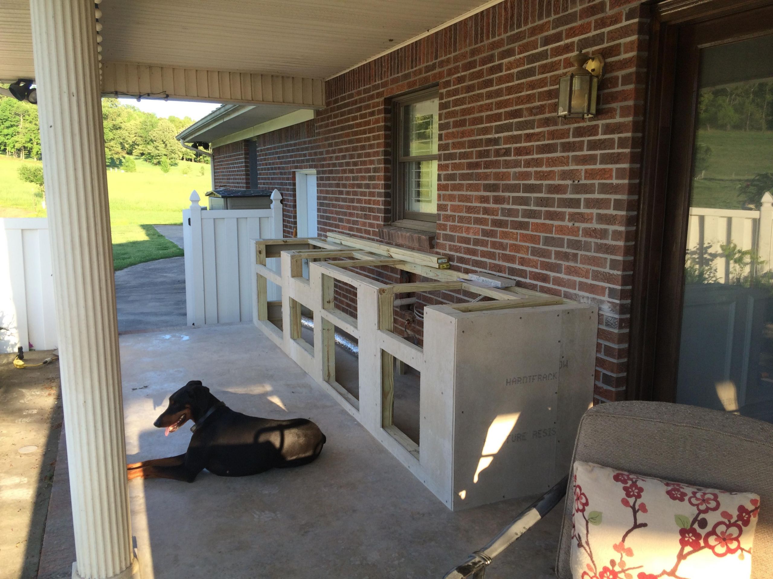 Cinder Block Outdoor Kitchen Plans
 [Help] Outdoor Kitchen is being built with PT Wood instead