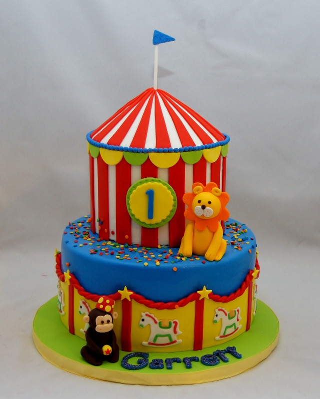 Circus Birthday Cake
 Children Cakes & Cupcakes