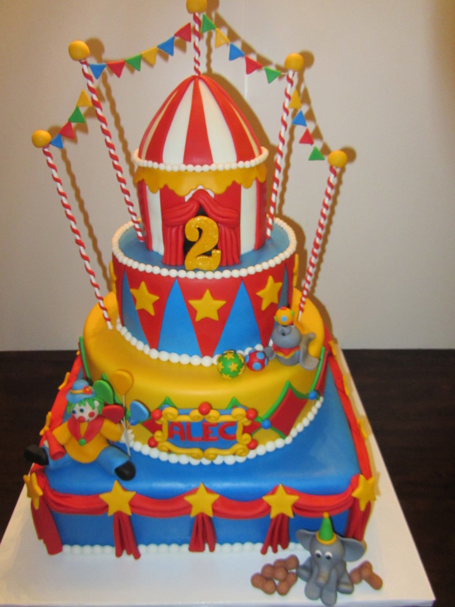 Circus Birthday Cake
 Carnival Circus Birthday CakeCentral