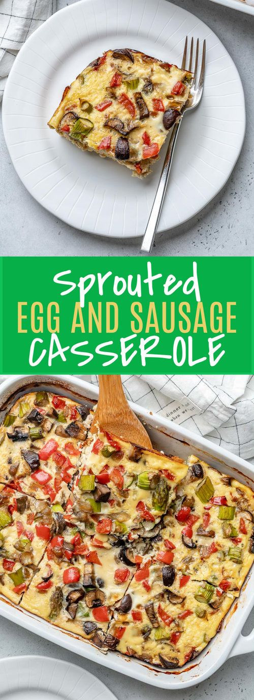 Clean Eating Breakfast Casserole
 Egg Sausage Breakfast Casserole Recipe