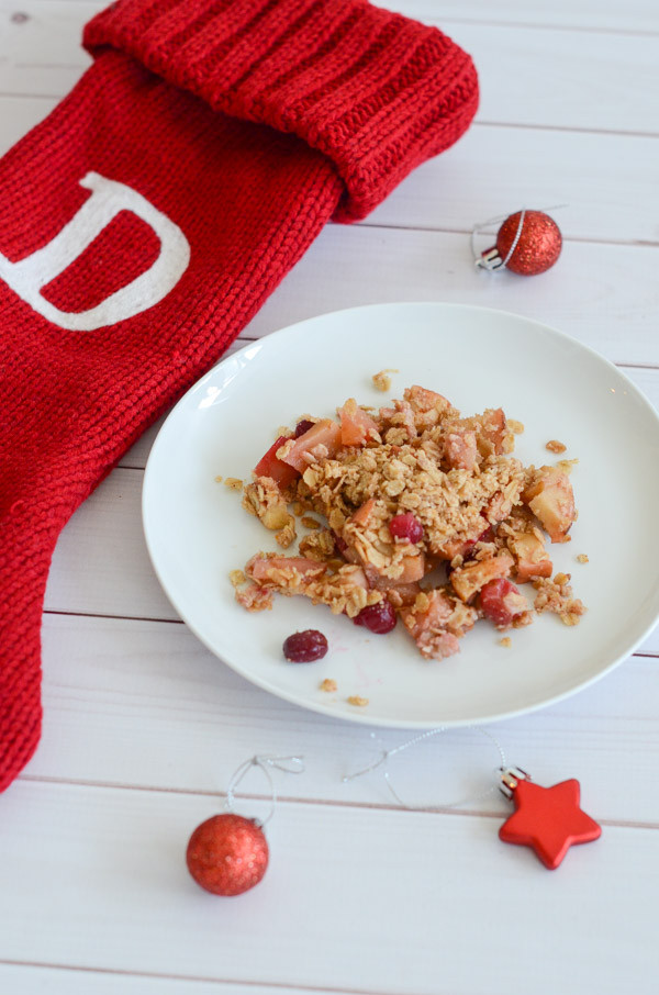 Clean Eating Dessert Recipe
 Healthy Cranberry Apple Crisp Recipe