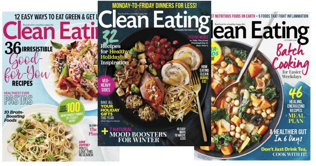 Clean Eating Mag
 Clean Eating Magazine Two Year Subscription Just $1 11