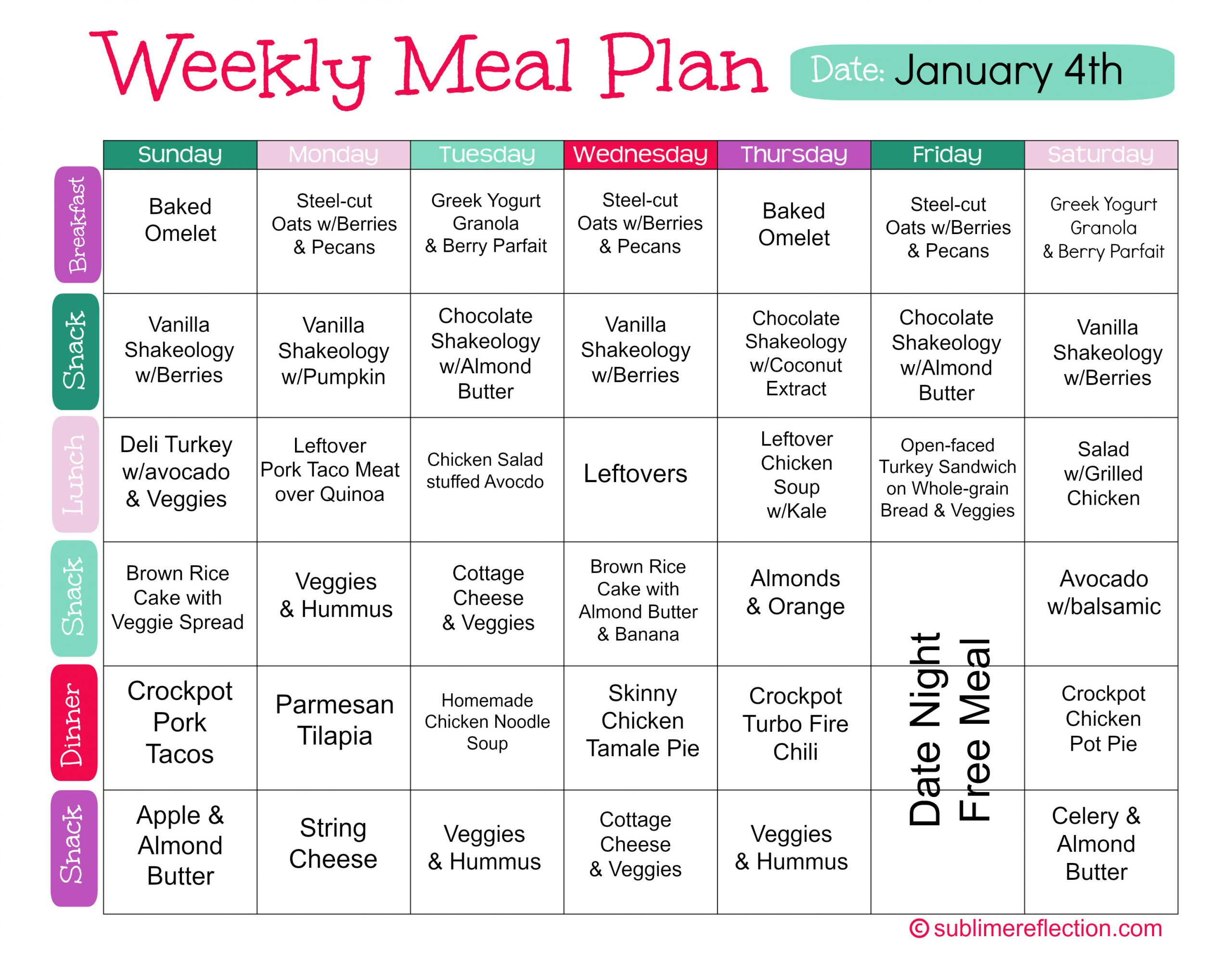 Clean Eating Plan
 Transitioning Your Family to a Clean Eating Meal Plan