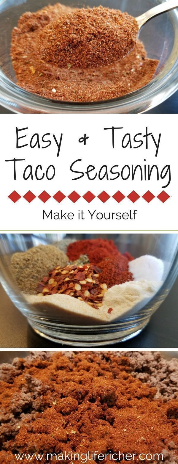 Clean Eating Taco Seasoning
 Easy & Tasty Taco Seasoning Make It Yourself