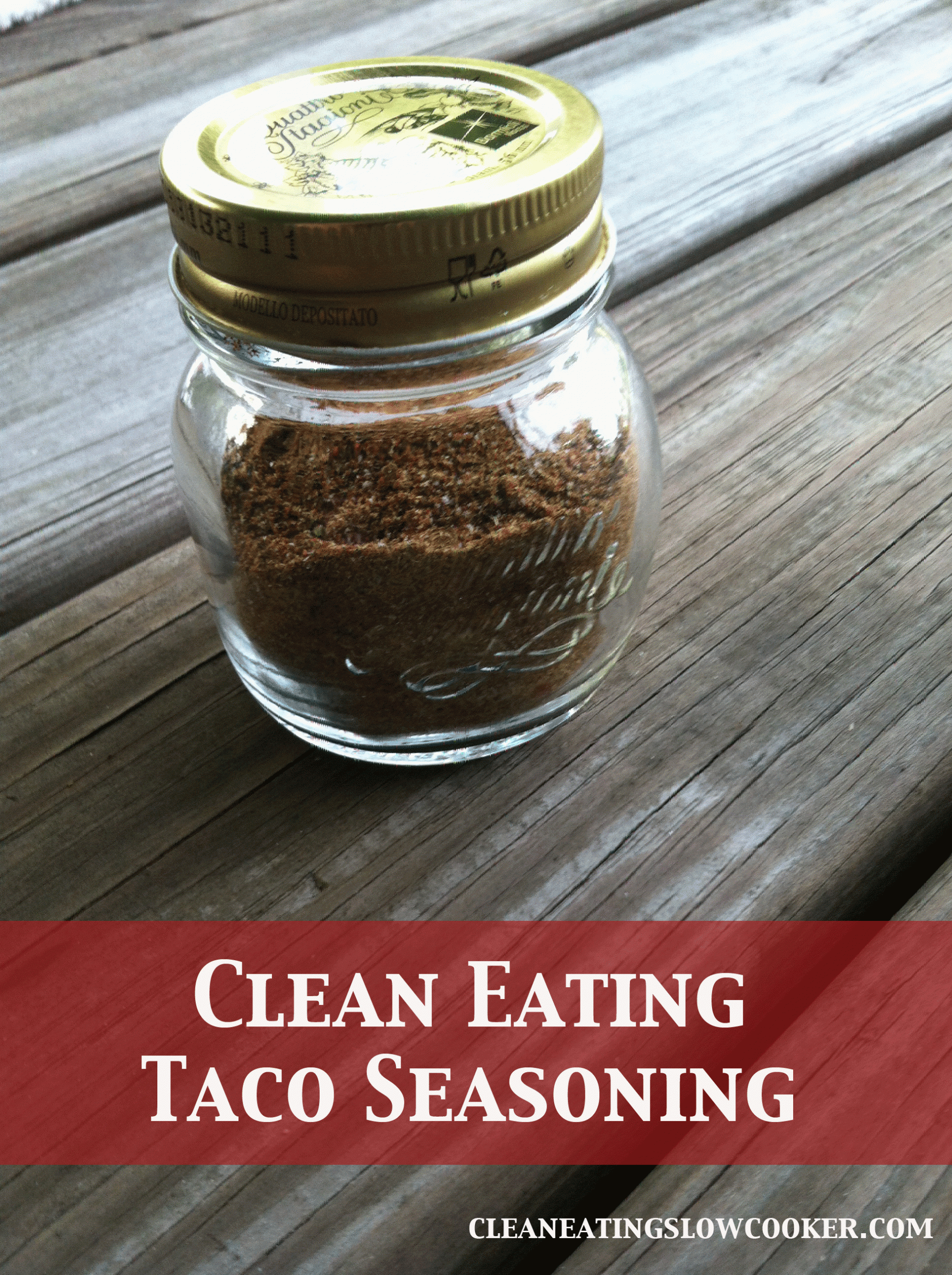 Clean Eating Taco Seasoning
 Homemade taco seasoning Clean Eating Slow Cooker