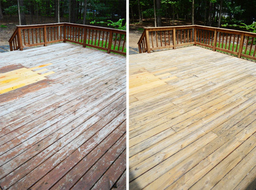 Cleaning A Painted Deck
 How To Strip & Clean A Deck For Stain