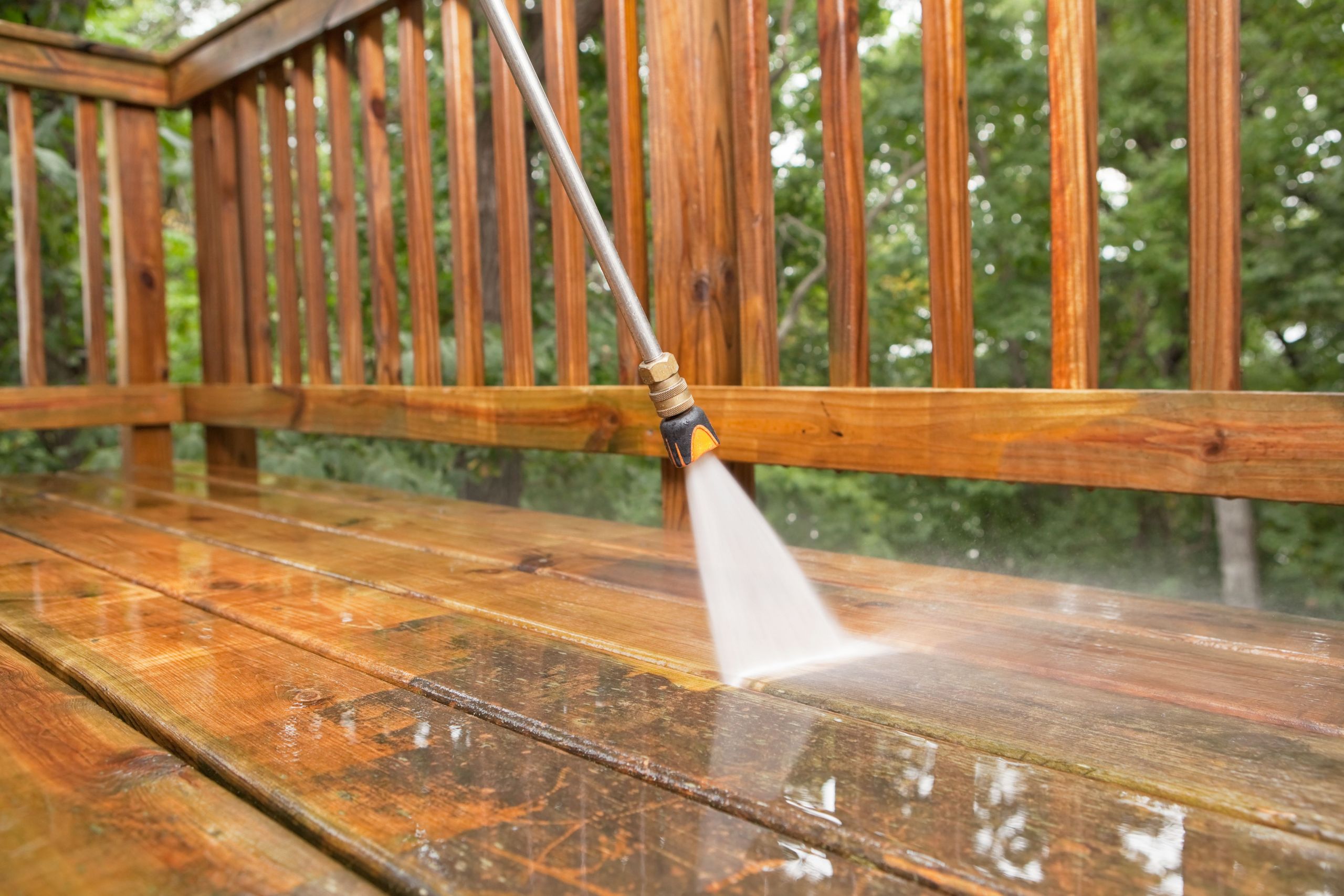 Cleaning A Painted Deck
 How to Power Wash a Wood Deck