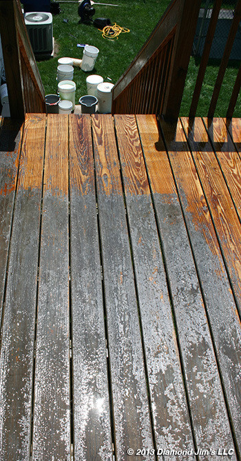 Cleaning A Painted Deck
 Paint Stripping