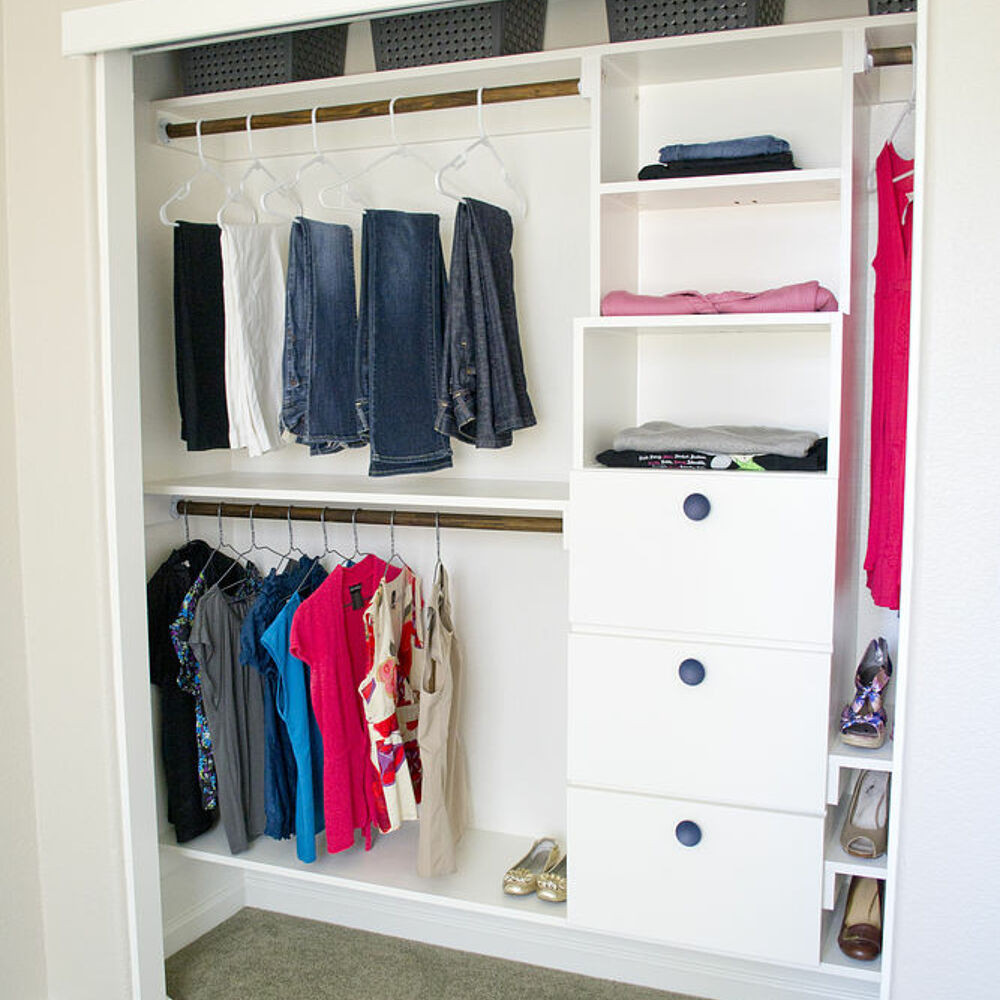 Closet Organizer Ideas DIY
 DIY Closet Kit for Under $50