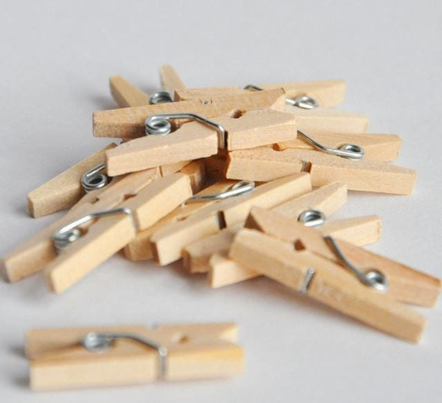 Clothes Pins
 Wooden Clothespins Super Tiny Bee Happy Crafts