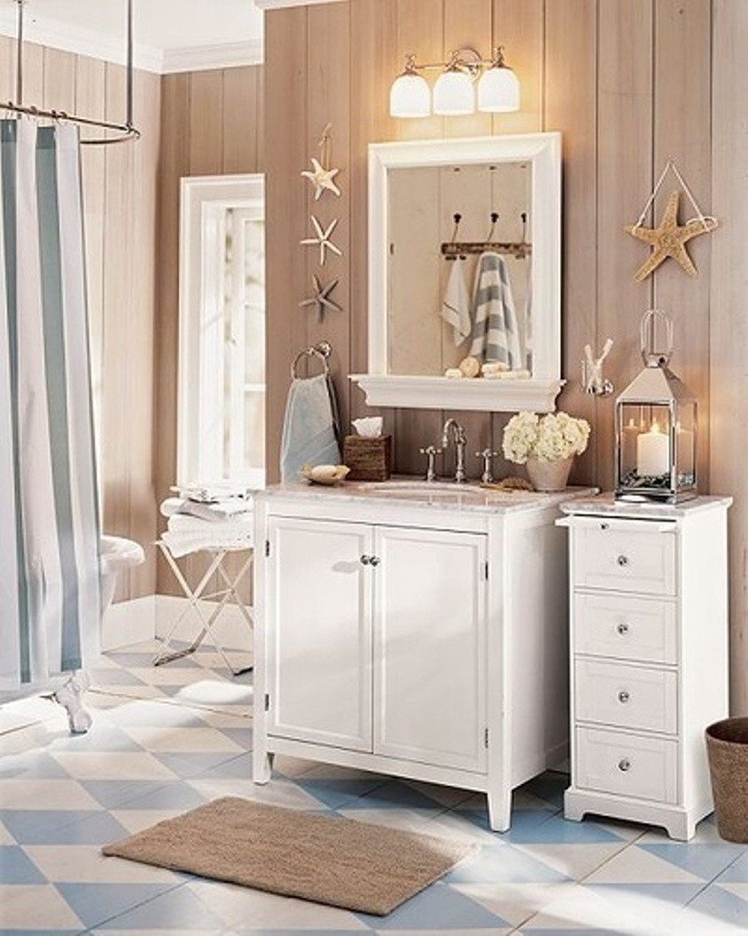 Coastal Bathroom Decor
 85 Ideas about Nautical Bathroom Decor TheyDesign