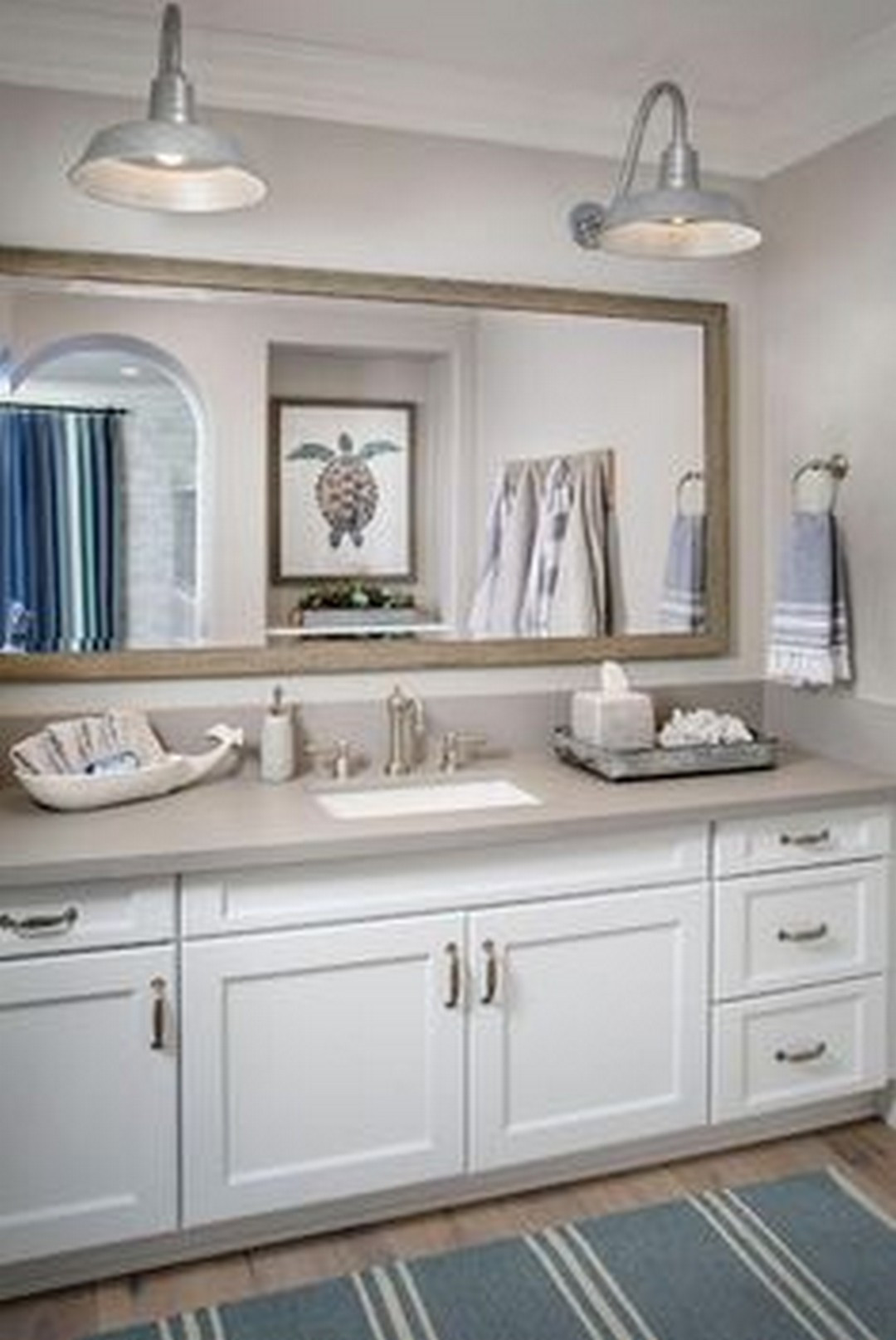 Coastal Bathroom Decor
 9 Awesome Coastal Farmhouse Bathroom Designs to Manage in