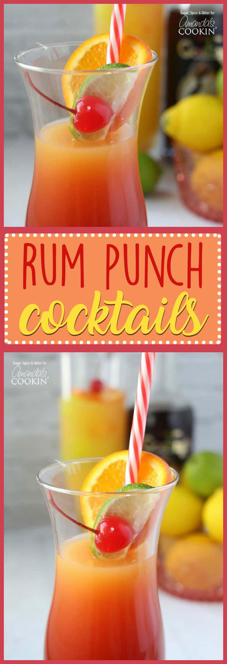 Cocktail Drinks With Rum
 Rum Punch Cocktail it s a Caribbean sunset in a glass
