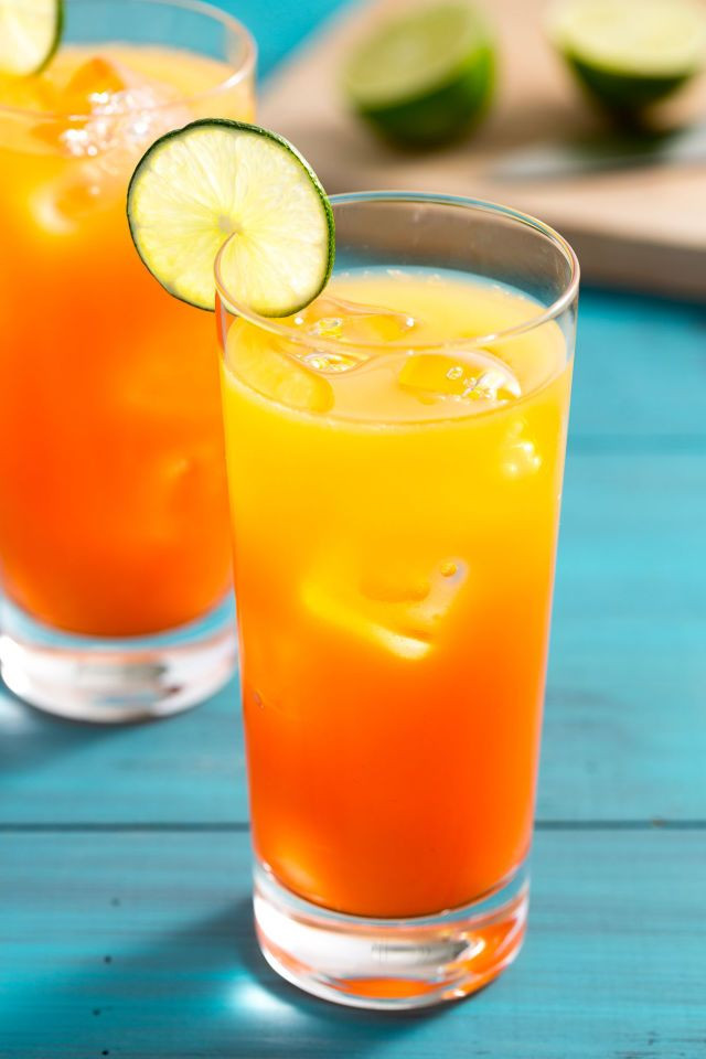Cocktail Drinks With Rum
 Rum Sunset Recipe