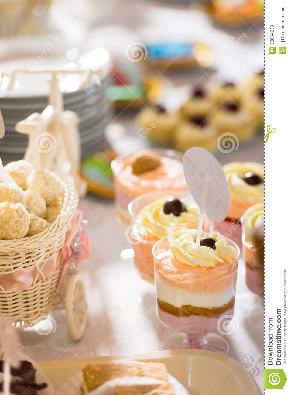 Cocktail Party Desserts
 Cocktail party desserts stock photo Image of ombre tasty