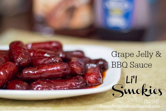 Cocktail Weenies With Grape Jelly And Bbq Sauce
 Grape Jelly and BBQ Sauce Little Smokies