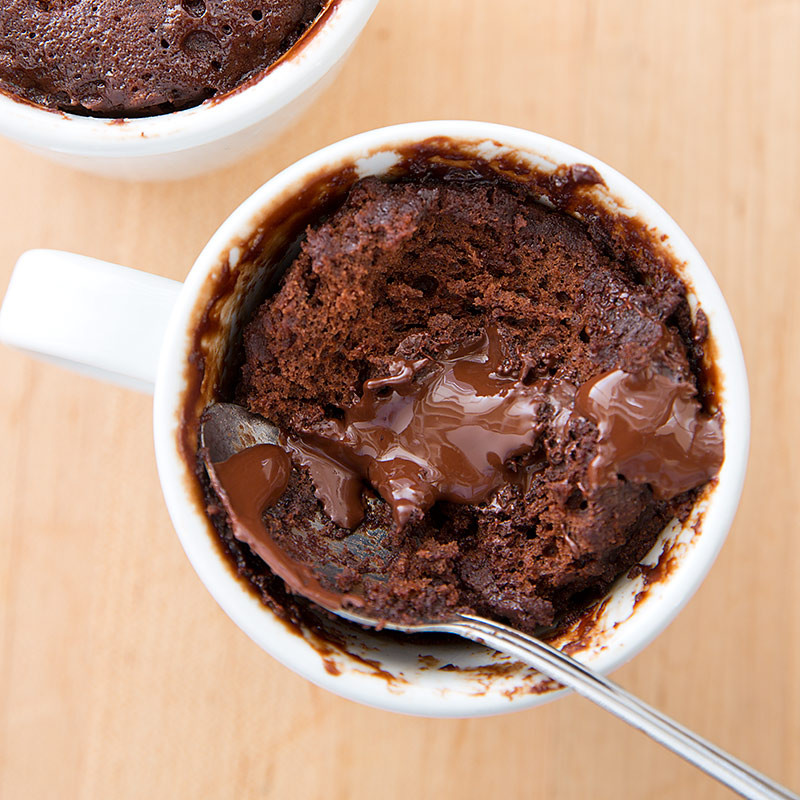 Coffee Cup Cake Microwave
 Weekend Recipe Coffee Mug Molten Chocolate Cake for Two