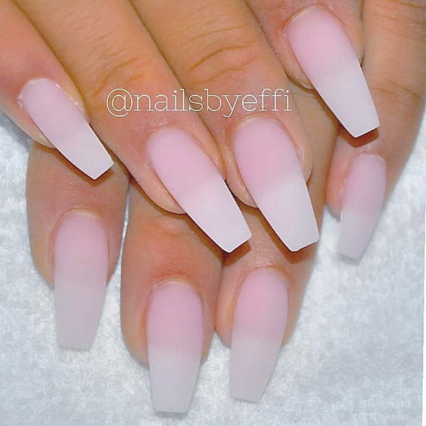 Coffin Nail Designs Matte
 10 Matte Coffin Nails You Need to Try Right Now crazyforus