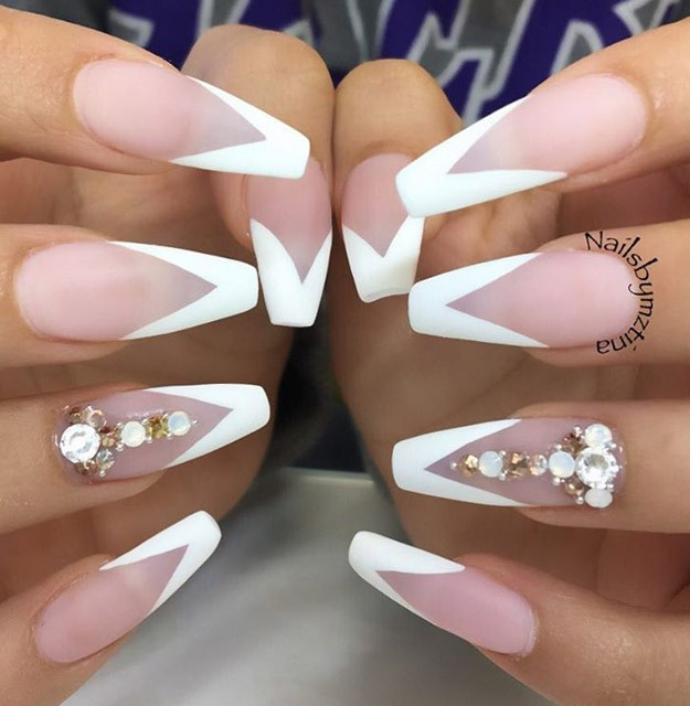Coffin Nail Designs Matte
 Most Popular Coffin Nail Designs To Try Yourself