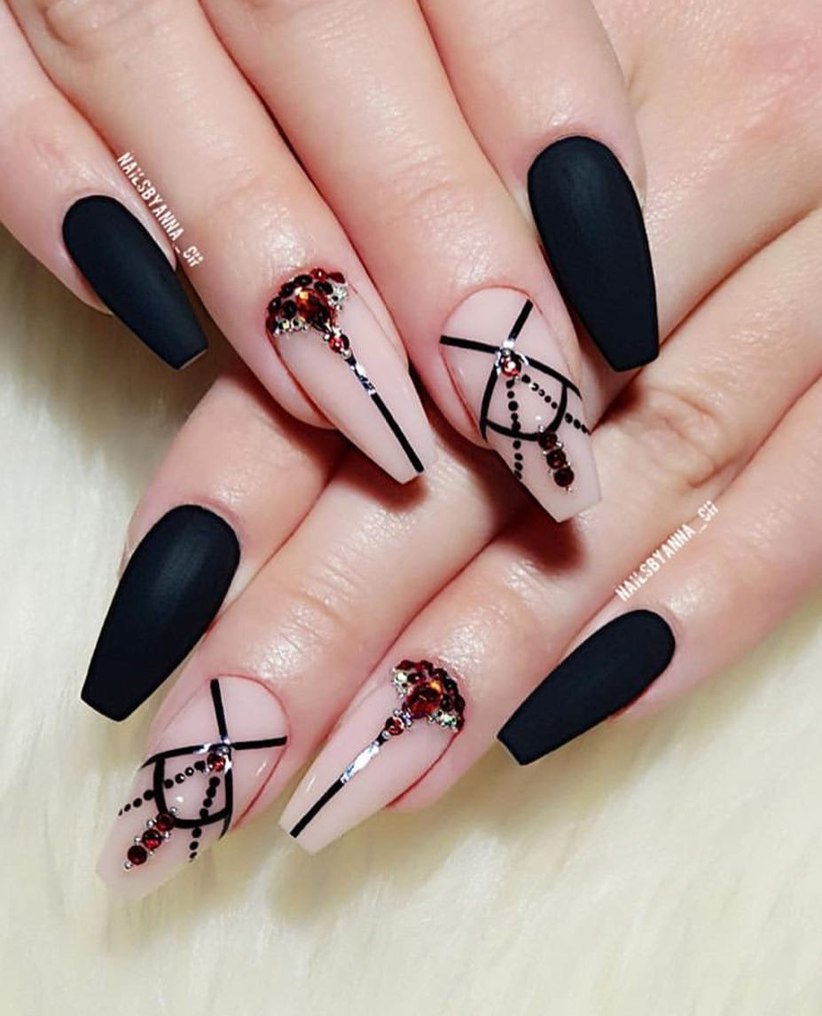 Coffin Nail Designs Matte
 Best Coffin Nail Designs That re Absolute P