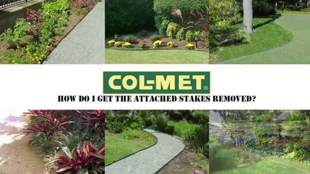 Col Met Steel Landscape Edging
 Col Met Steel Landscape Edging Attached Stake Removal