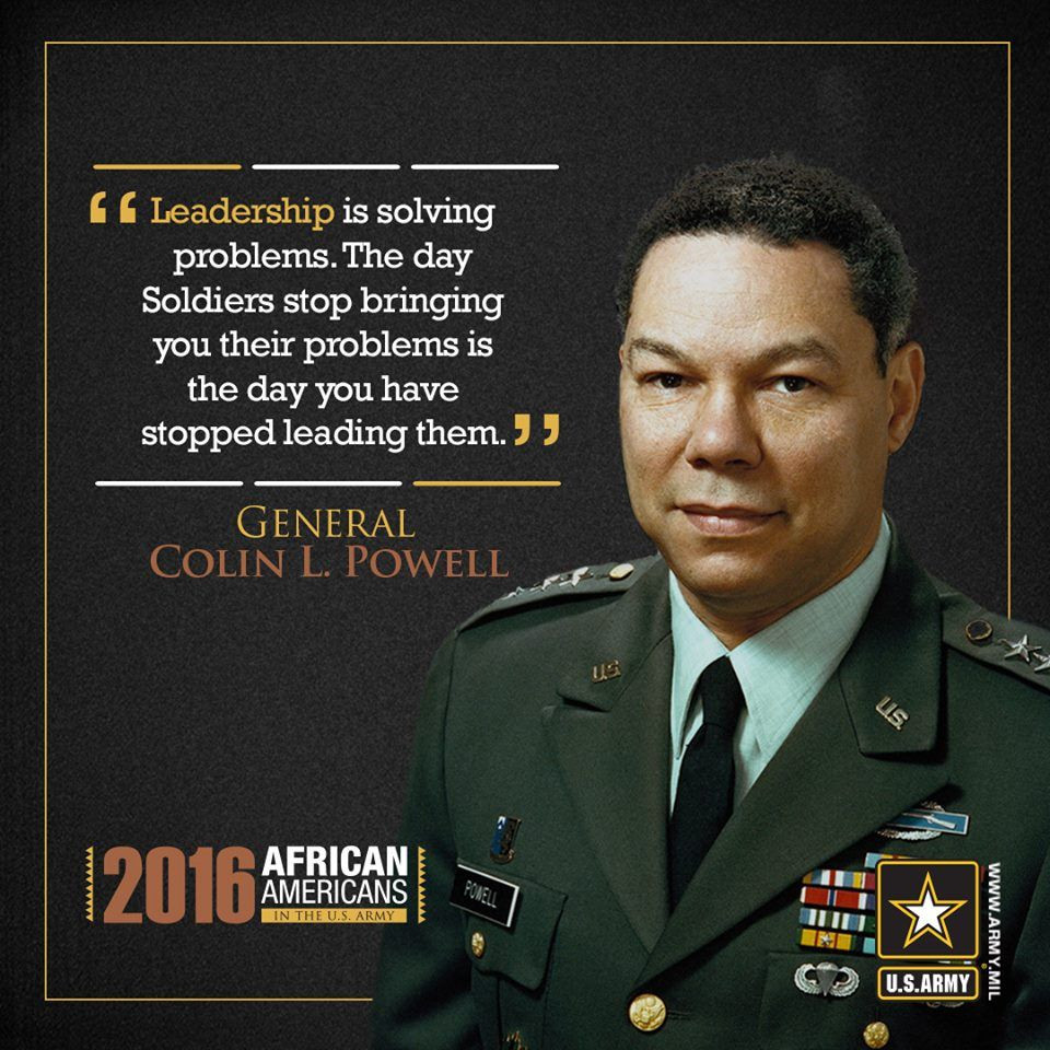 Colin Powell Quotes Leadership
 Leadership is solving problems General Colin Powell