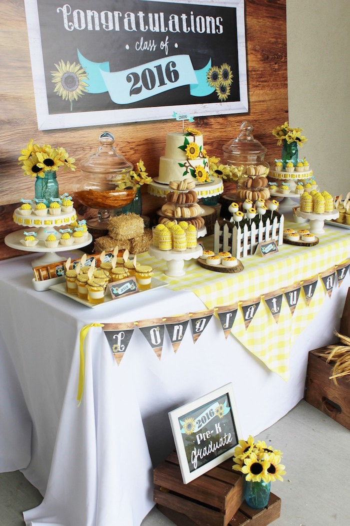 College Graduation Dinner Party Ideas
 Kara s Party Ideas Country Fair Graduation Party