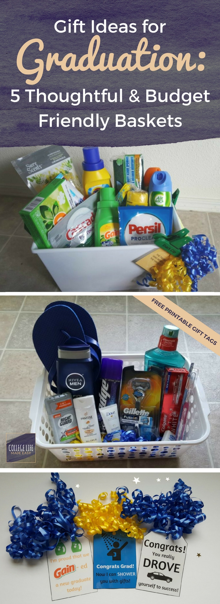 College Graduation Gift Basket Ideas
 10 Ideal Graduation Gift Ideas For High School Seniors 2019