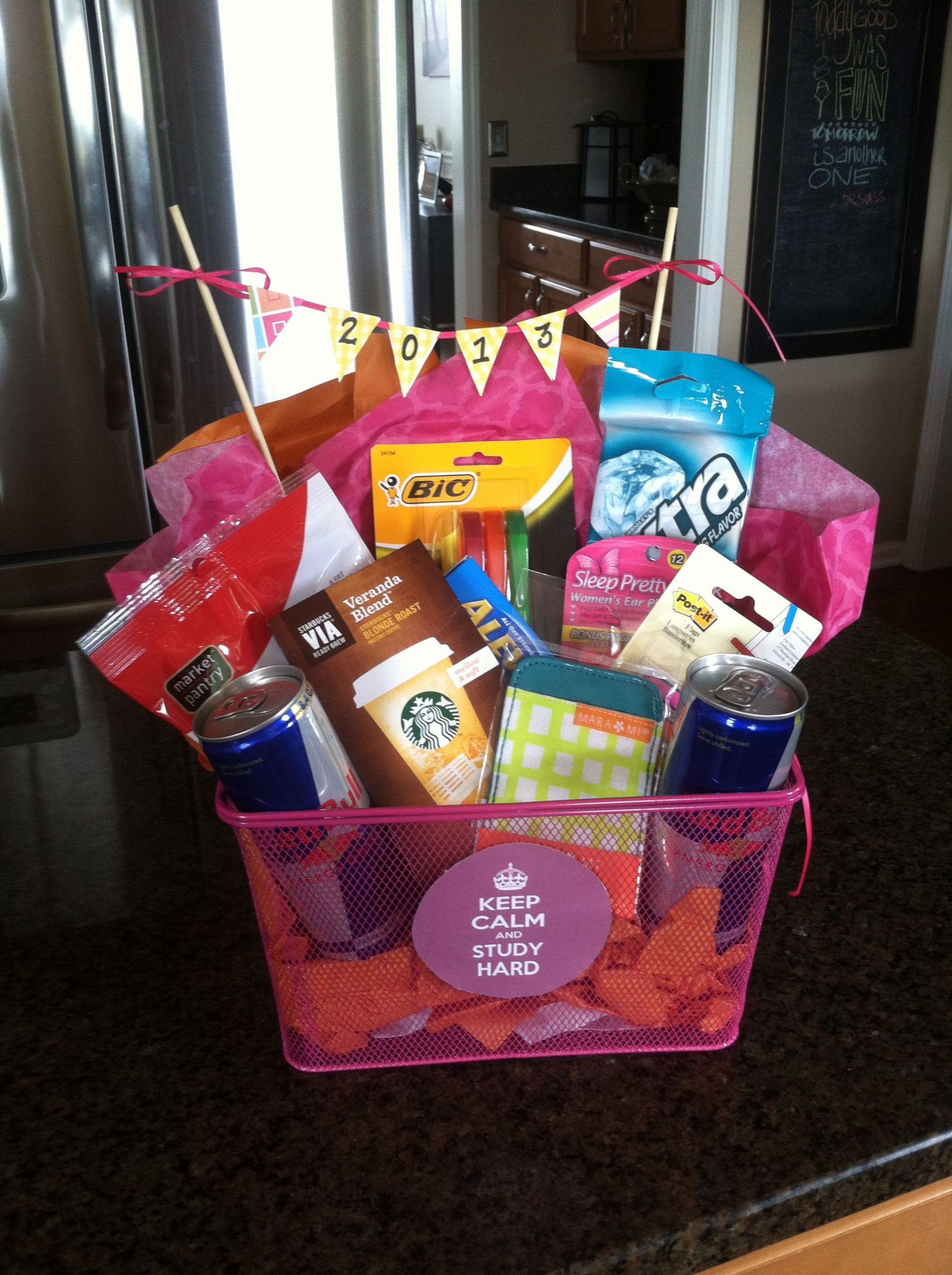 College Graduation Gift Basket Ideas
 f to college t basket study t basket graduation