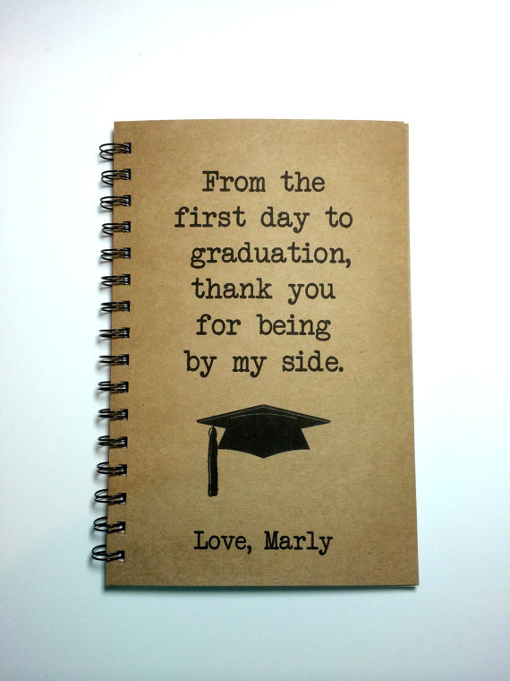 College Graduation Gift Ideas From Parents
 Graduation Gift To Parents Graduation Notebook by