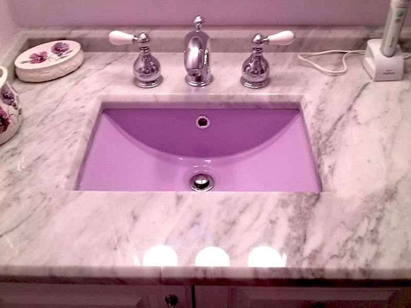 Color Bathroom Sink
 Bathroom Sink Refinishing Porcelain Sink Repair