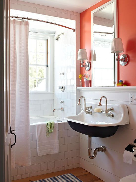 Color Bathroom Sink
 Trough Sinks Colored Powder Coating The Inspired Room